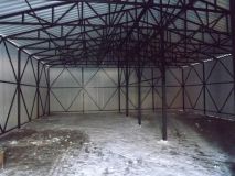 Ангар каркасный 15х15х6.5 м. усиленный